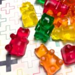 a pile of multi colored Keto gummy bears