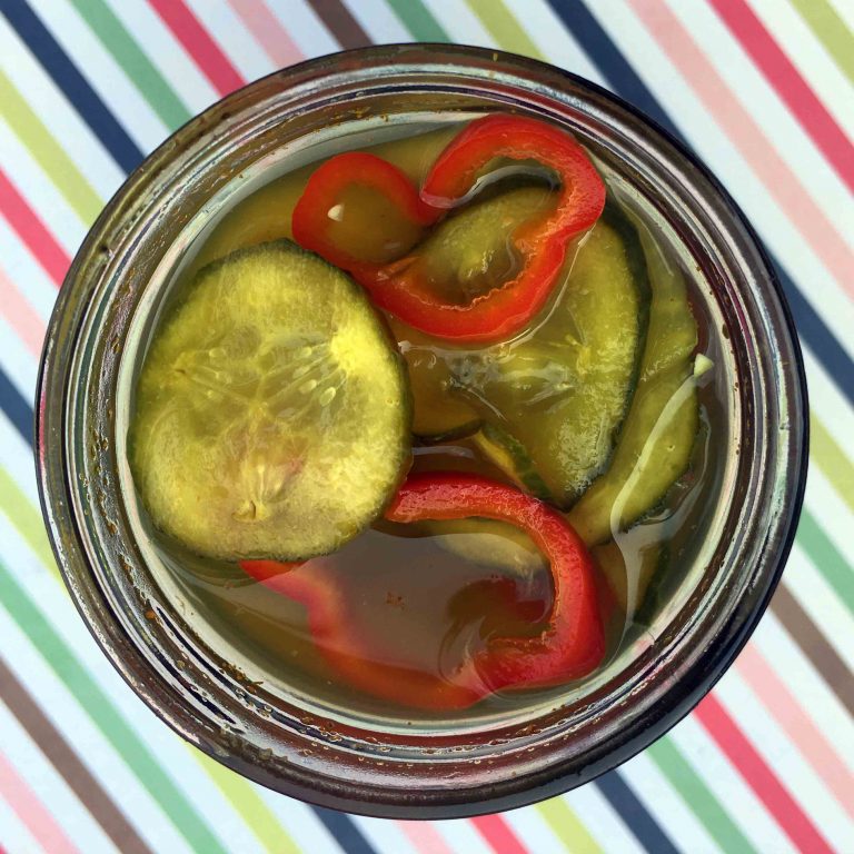 Low Carb Keto Sweet & Spicy Pickles Resolution Eats