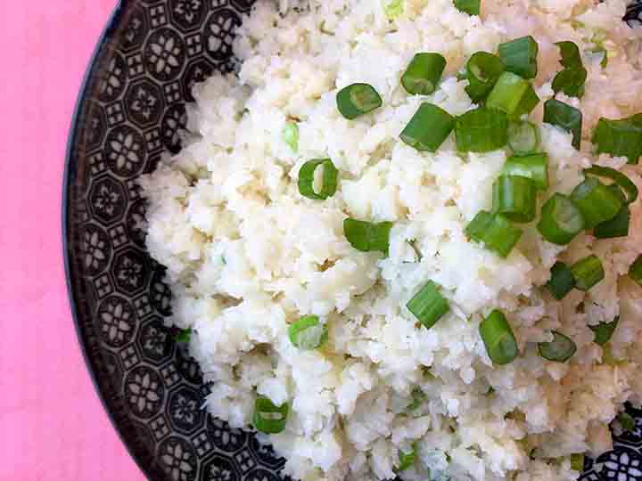 Low Carb Keto Coconut Cauliflower Rice