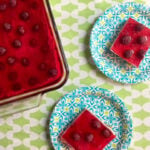 Low Carb Keto Raspberry Jello bars