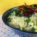 Low Carb Keto Spaghetti Squash Musrhoom Sauce