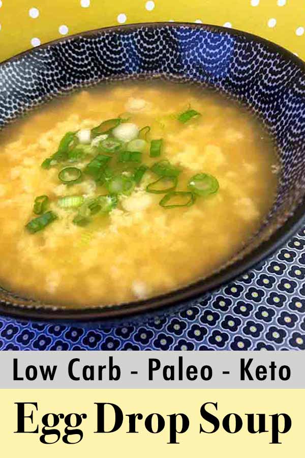 Low Carb Keto Egg Drop Soup