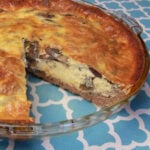 Low Carb Keto Sausage Crust Quiche