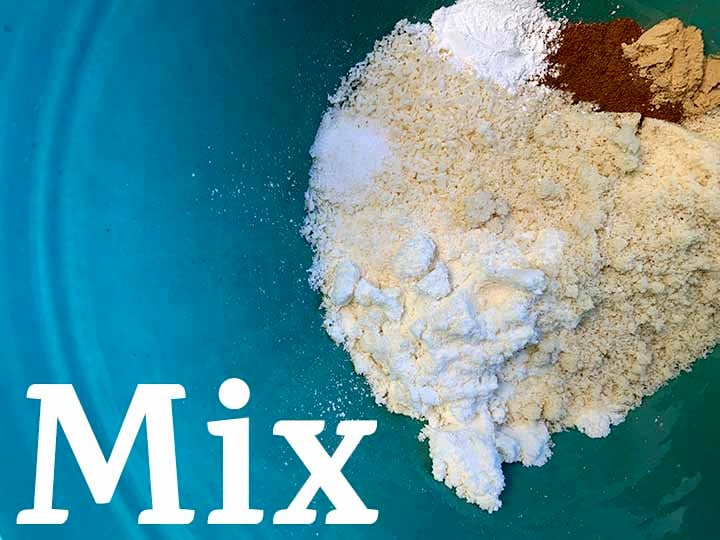 step 3 mix together the dry ingredients