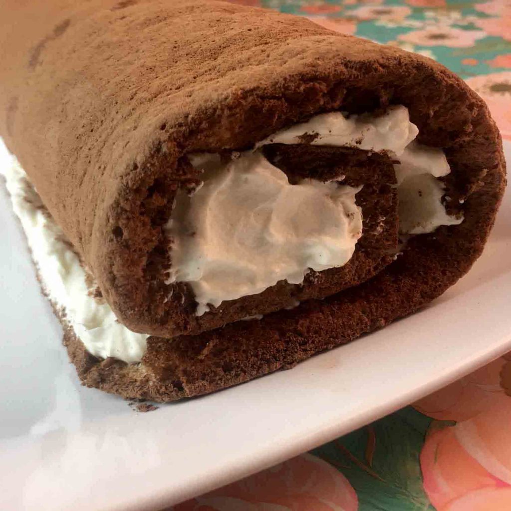 a Gluten Free Chocolate Swiss Roll