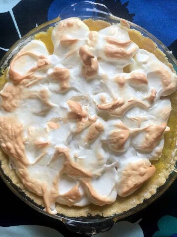 Keto Lemon Meringue Pie