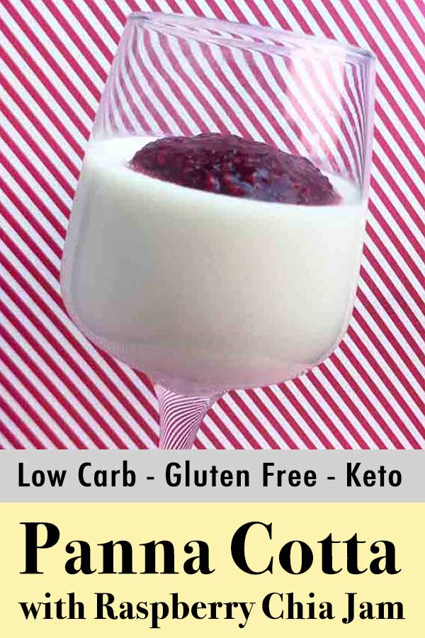 Low Carb Keto Coconut Panna Cotta Pinterest Pin