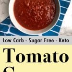 Gluten-Free Sugar-Free Pasta Sauce