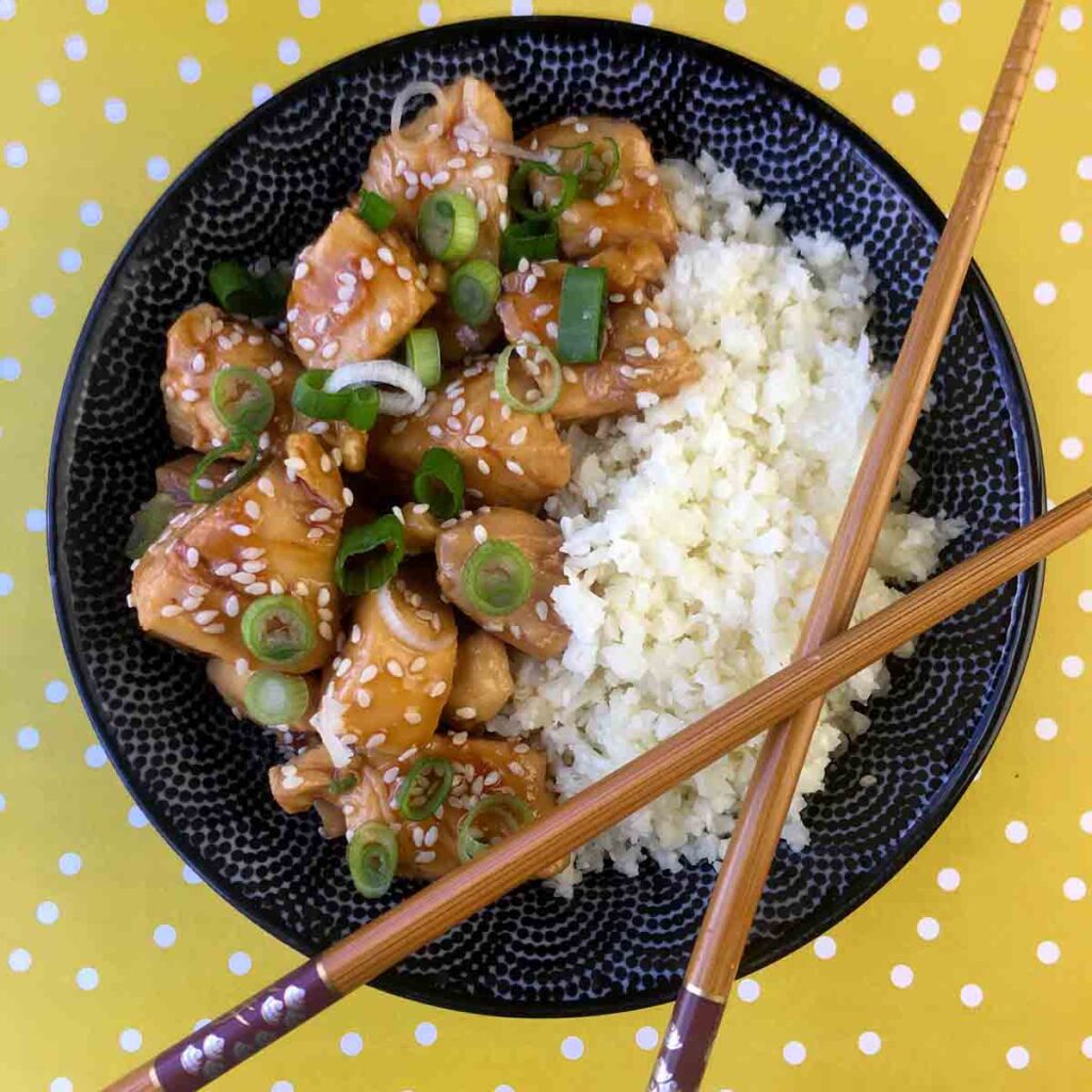 Keto Sesame Chicken