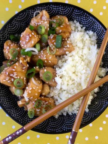 Keto Sesame Chicken