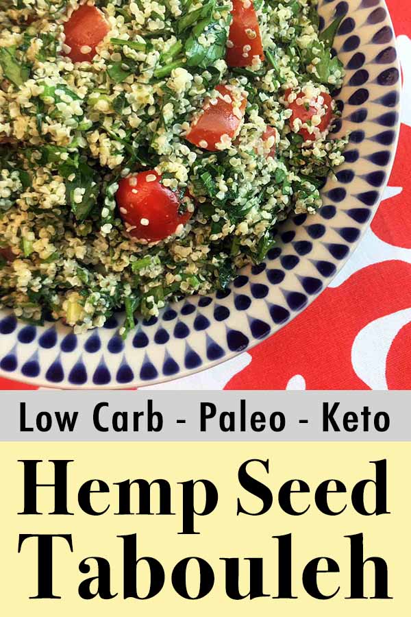 Low Carb Keto Paleo Hemp Seed Tabouleh