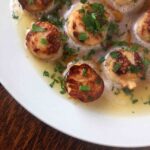 Low Carb Keto Scallops with Herb Butter Sauce