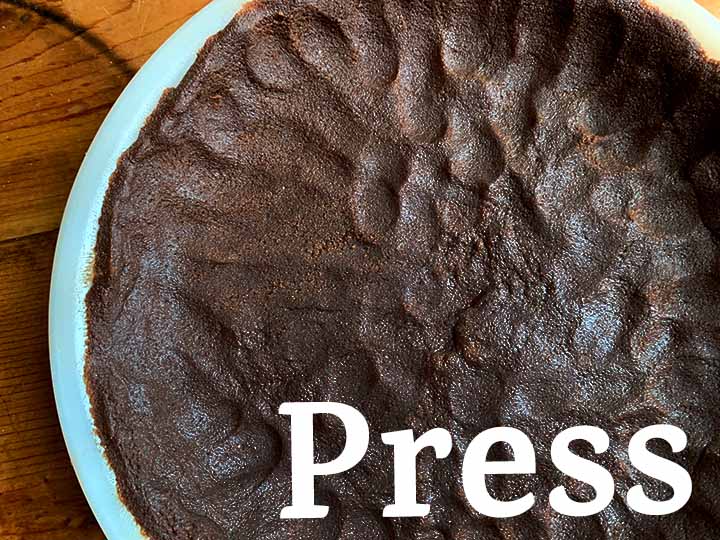 Step 3 Press crust into pan Snickers Pie