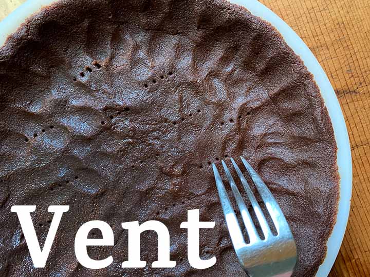 Step 4 Vent crust of Snickers Pie