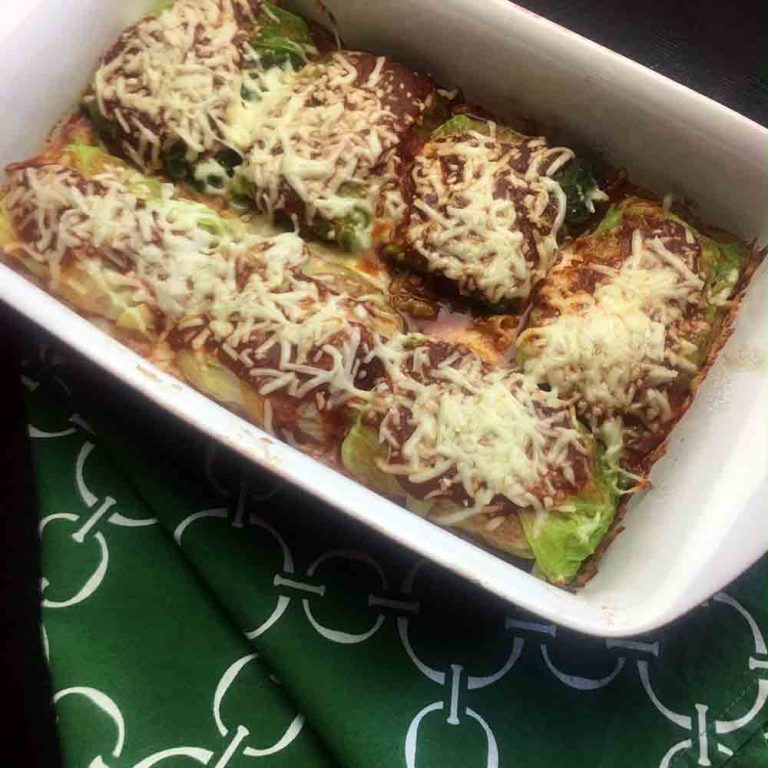Keto Cabbage Wrapped Chicken Enchiladas Resolution Eats