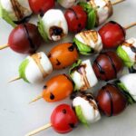 Low Carb Keto Caprese Skewer Salad