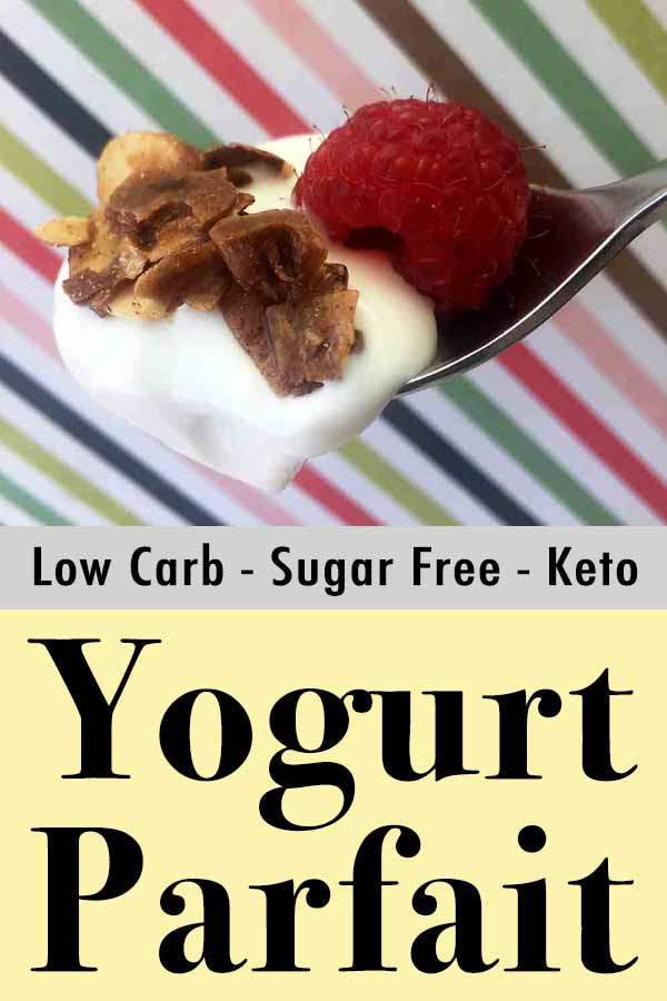Low Carb Keto Yogurt Granola Parfaits