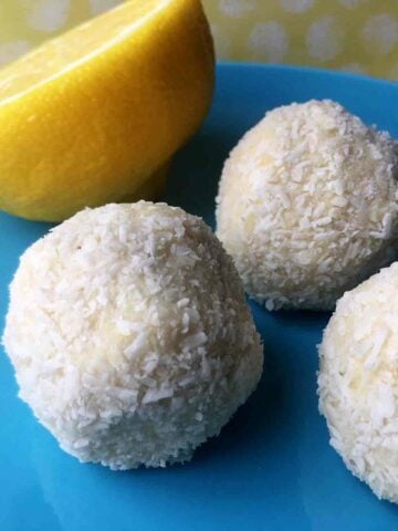 Keto Lemon Energy Ball Fat Bomb
