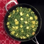 Low Carb Keto Sag Paneer with Tofu