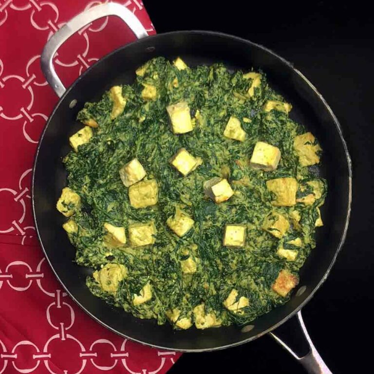 Keto Saag Paneer with Tofu Resolution Eats