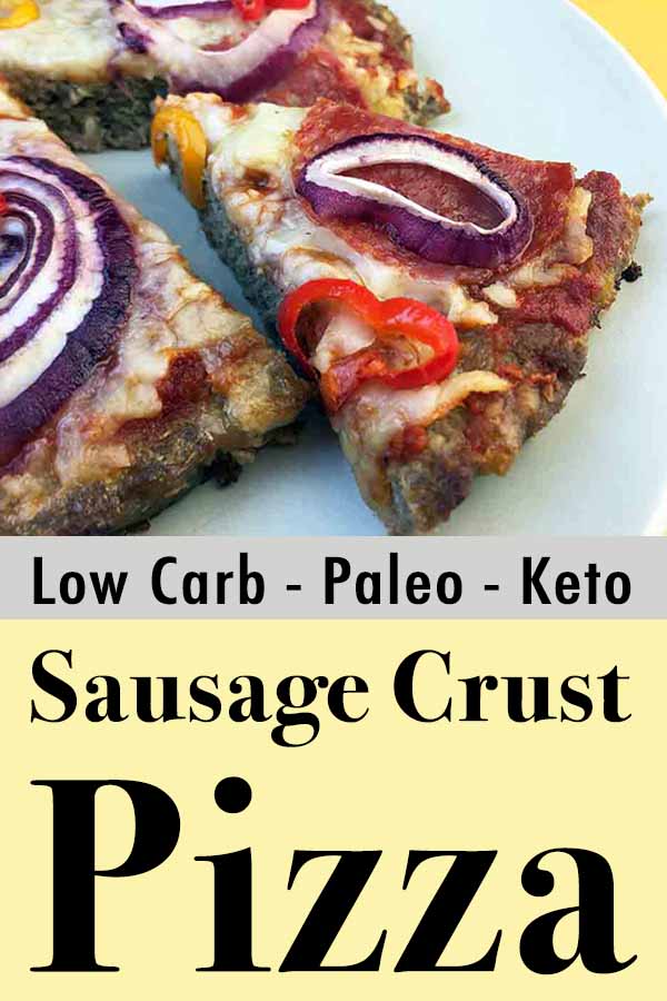 Best Paleo Sausage Crust Meatzza Pinterest Pin