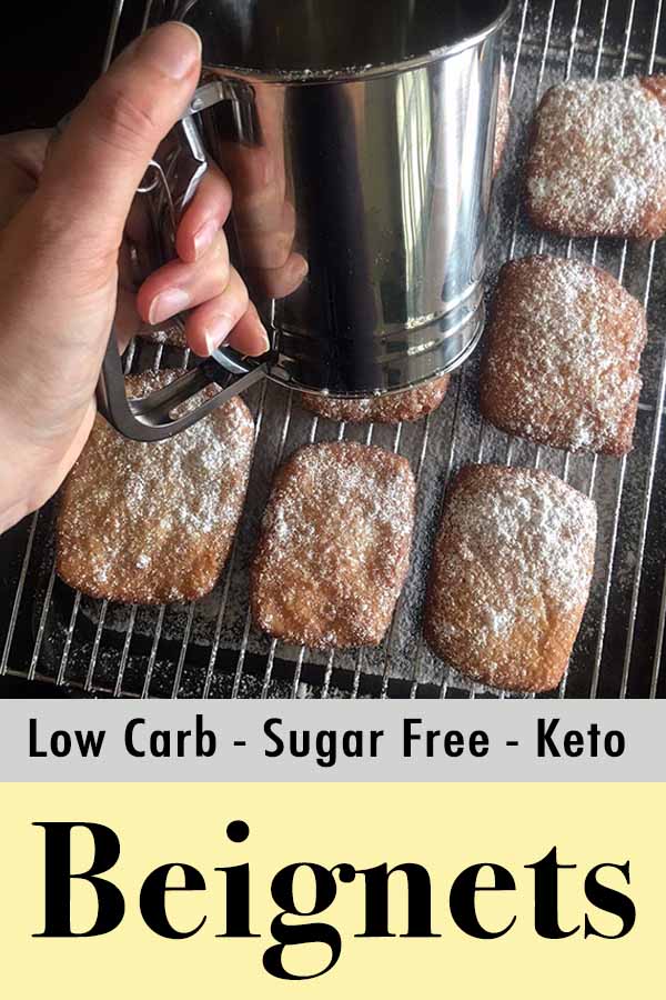 Low Carb Yeast Beignet Pinterest Pin