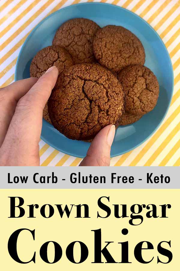 Low Carb Keto Brown Sugar Cookie Pinterest Pin