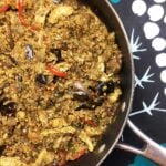 Low Carb Keto Chicken Eggplant Biryani