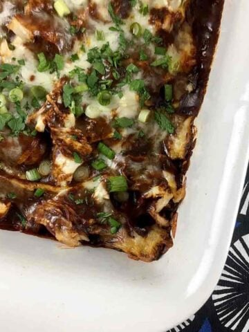 Keto Enchilada Mole Casserole