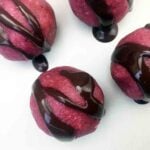 Low Carb Keto Chocolate Drizzled Marzipan