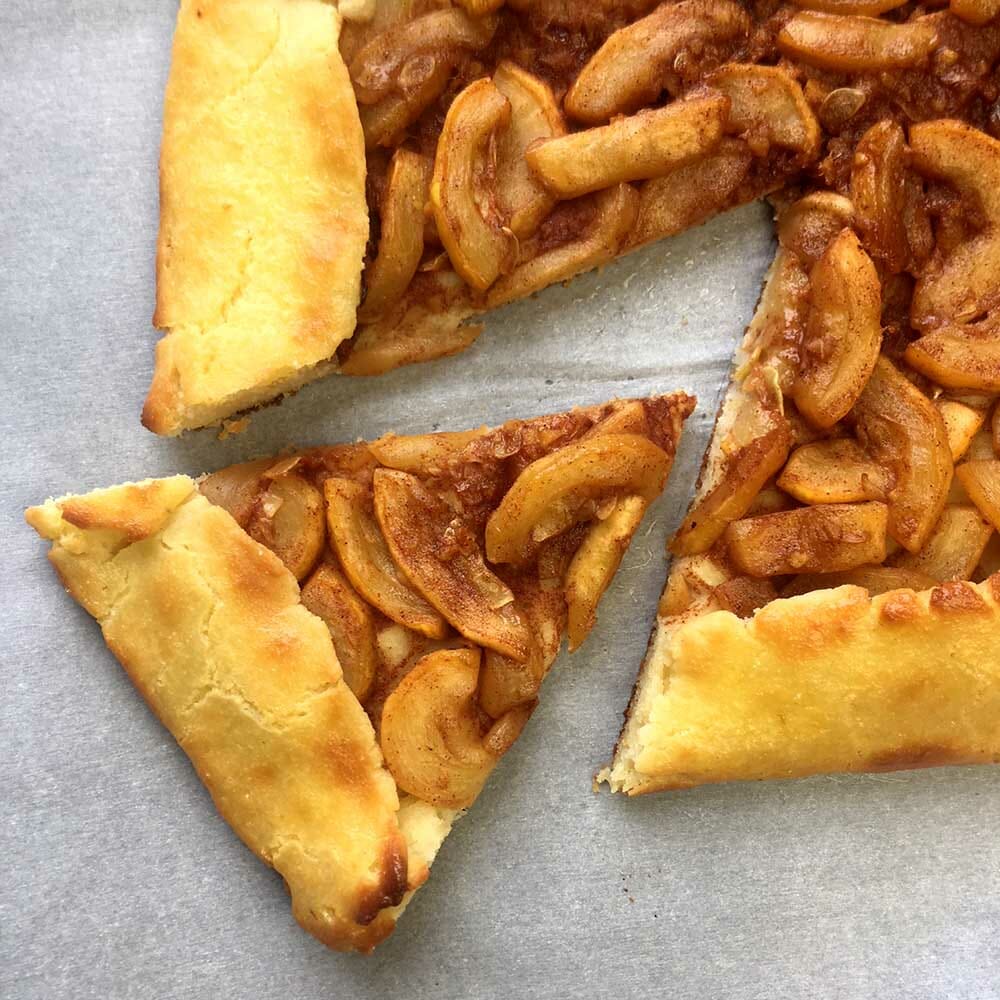 Low Carb Keto Mock Apple Galette