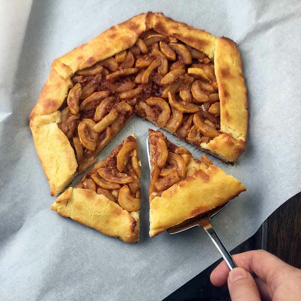 Low Carb Keto Mock Apple Galette