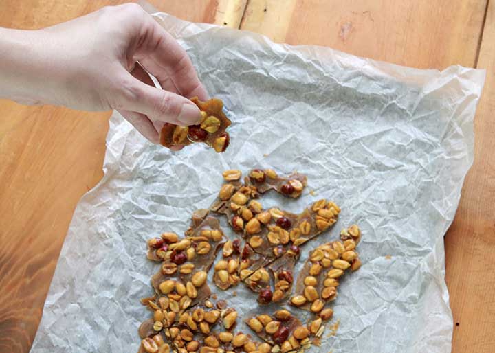 Low Carb Keto Peanut Brittle