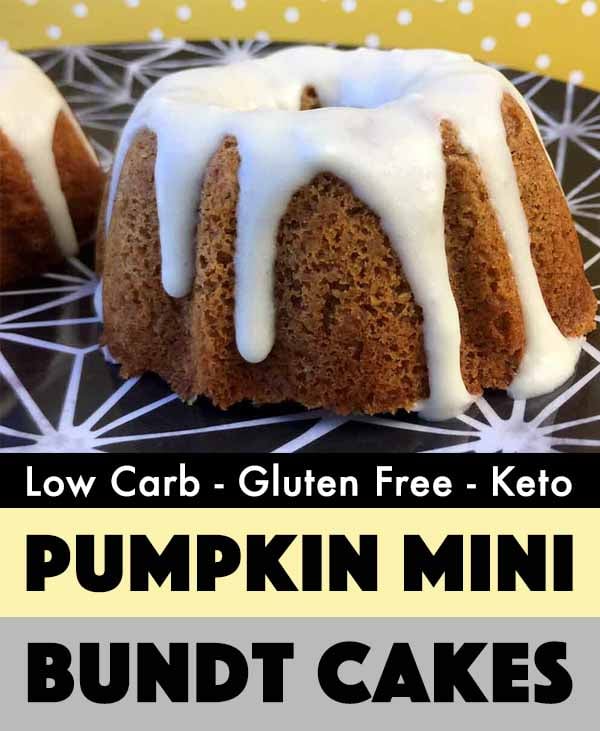 Pinterest Pin for Pumpkin Mini Bundt Cakes