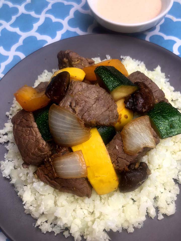 Low Carb Keto Steak Hibachi Recipe