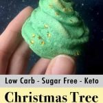 Low Carb Keto Christmas Tree Meringue Cookies Pinterest Pins