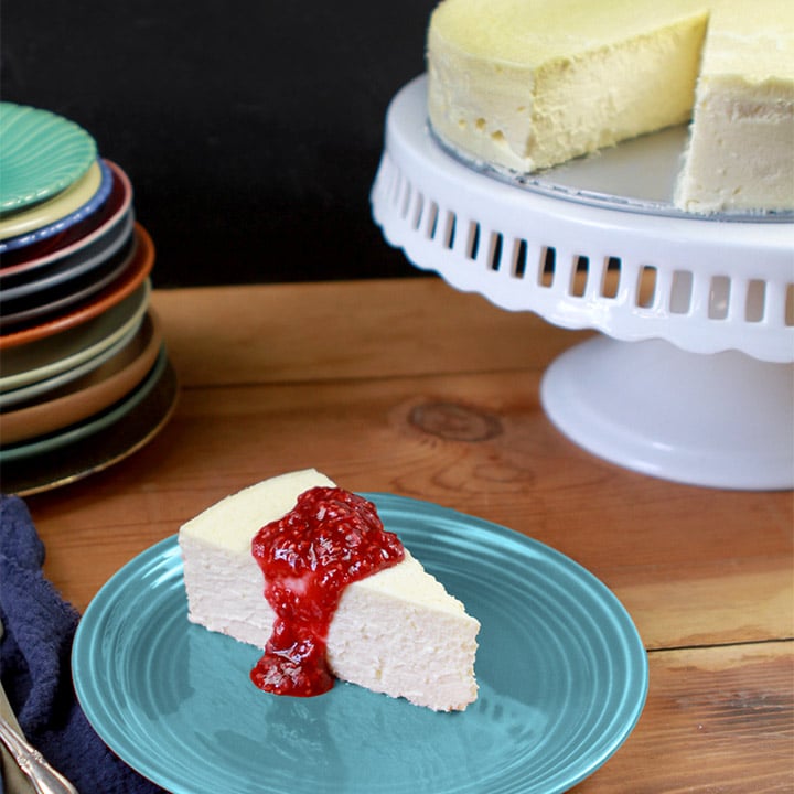 Low Carb Keto Classic New York Style Cheesecake