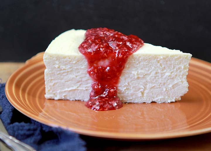 Low Carb Keto Classic New York Style Cheesecake
