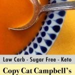 Low Carb Keto Cream of Tomato Soup Pinterest Pin