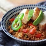 Low Carb Keto Arroz con Pollo (Spanish Rice with Chicken)