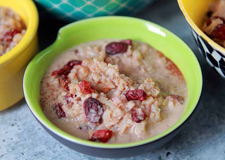 Keto Cauliflower Rice Pudding