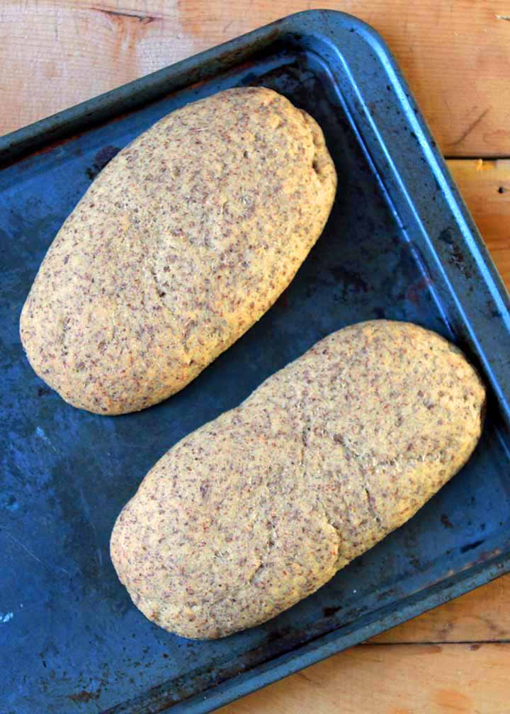 Keto Ciabatta Yeast Bread Rolls