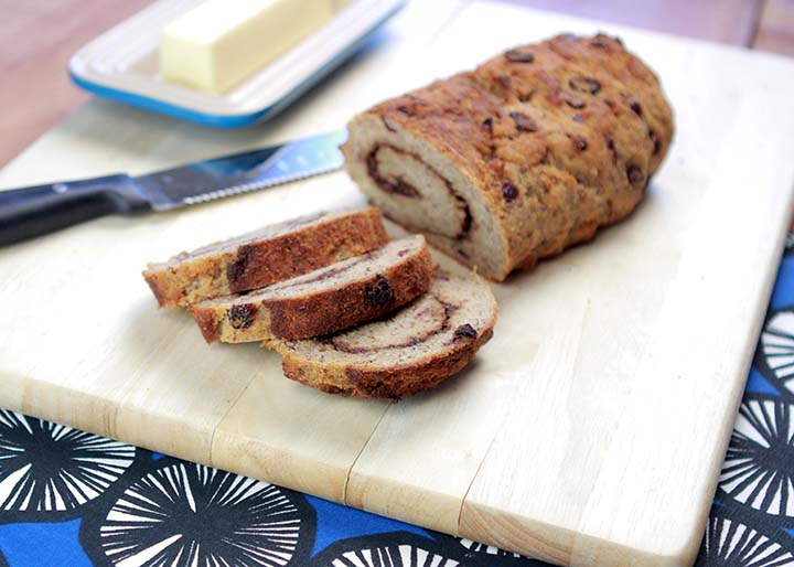 Low Carb Cinnamon Raisin Bread