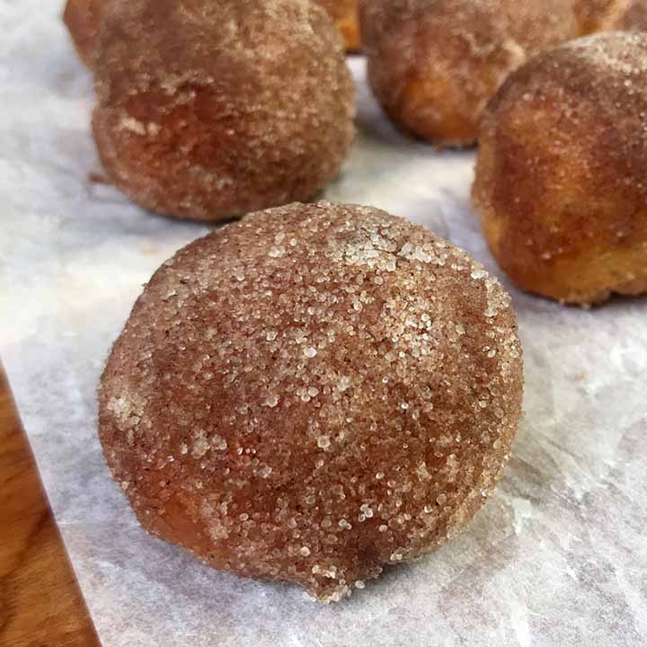 a tray of Keto Donut Holes