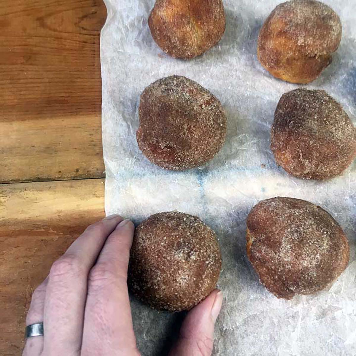 Air Fryer Cinnamon Sugar Donut Holes [Low Carb & Keto] Resolution Eats