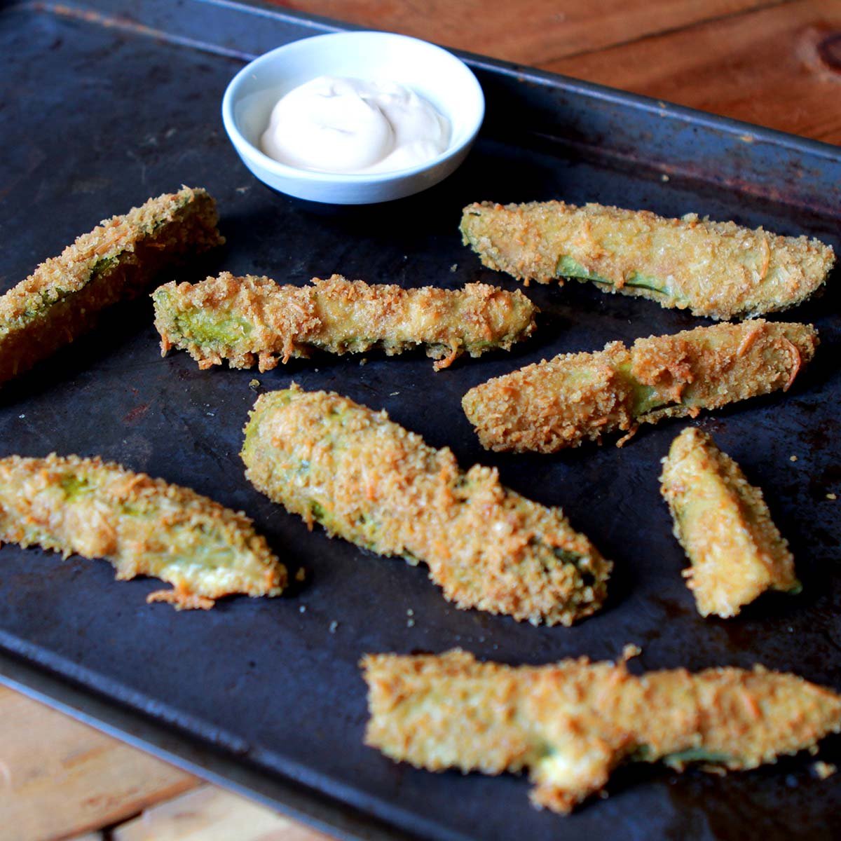ZeroCarb Keto Fried Pickles Resolution Eats