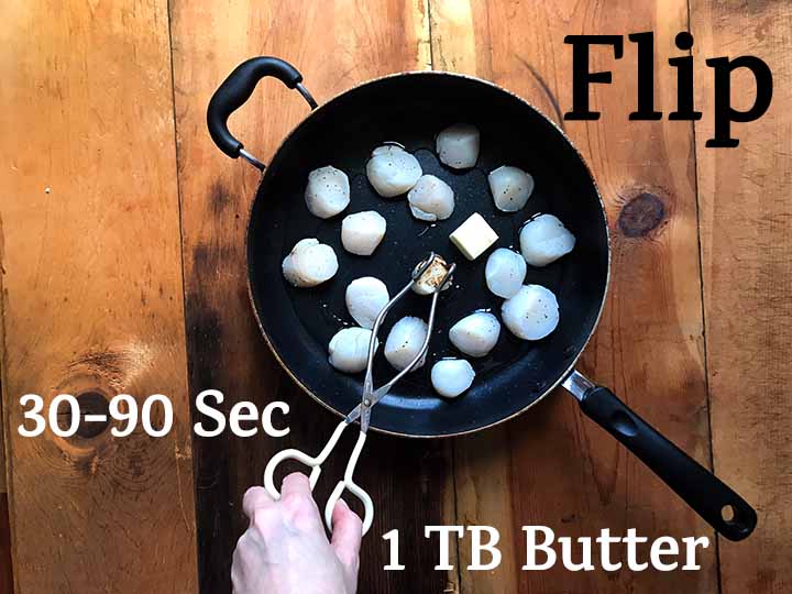 Keto Scallop Fettuccine with Brown Butter Sauce