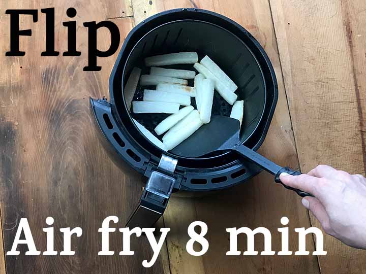 flip and air fry for 8 minutes