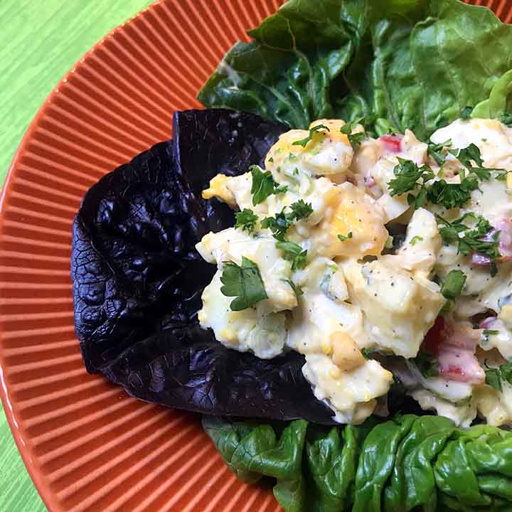 a plate of Instant Pot Egg Salad