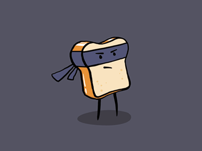 Toast Ninja Gif